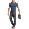 CQR Men’s Lightweight Vent Hiking Pants, Water-Resistant & Breathable Sports Outdoor Athletic Pants with Elastic Waist(Ascend Peak Carbon Grey)