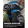 CQR Men’s Lightweight Vent Hiking Pants, Water-Resistant & Breathable Sports Outdoor Athletic Pants with Elastic Waist(Ascend Peak Utility Camo Black)
