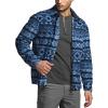 CQR Men’s Long Sleeve Heavyweight Fleece Shirts, Plaid Button Up Shirt, Warm Outdoor Casual Shirt with Pockets(Bush Blend Uncharted Blue)