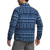 CQR Men’s Long Sleeve Heavyweight Fleece Shirts, Plaid Button Up Shirt, Warm Outdoor Casual Shirt with Pockets(Bush Blend Uncharted Blue)