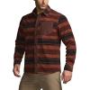 CQR Men’s Long Sleeve Heavyweight Fleece Shirts, Plaid Button Up Shirt, Warm Outdoor Casual Shirt with Pockets(Bush Blend Wild Autumn)