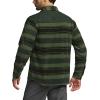 CQR Men’s Long Sleeve Heavyweight Fleece Shirts, Plaid Button Up Shirt, Warm Outdoor Casual Shirt with Pockets(Bush Blend Wild Forest)