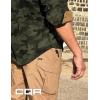 CQR Men’s Long Sleeve Heavyweight Fleece Shirts, Plaid Button Up Shirt, Warm Outdoor Casual Shirt with Pockets(One Pocket Woodland Camo Olive)