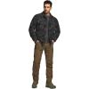CQR Men’s Long Sleeve Heavyweight Fleece Shirts, Plaid Button Up Shirt, Warm Outdoor Casual Shirt with Pockets(Outland Camo Black)