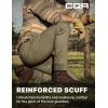 CQR Men’s Motion Utility Casual Pants, Regular Fit Lightweight Work Pants, Water Resistant Outdoor Stretch Pants with Pockets(Venture Bayou)
