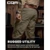 CQR Men’s Motion Utility Casual Pants, Regular Fit Lightweight Work Pants, Water Resistant Outdoor Stretch Pants with Pockets(Venture Bayou)