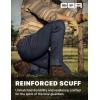 CQR Men’s Motion Utility Casual Pants, Regular Fit Lightweight Work Pants, Water Resistant Outdoor Stretch Pants with Pockets(Venture Police Navy)