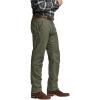 CQR Men’s Motion Utility Casual Pants, Regular Fit Lightweight Work Pants, Water Resistant Outdoor Stretch Pants with Pockets(Venture Soil Green)