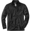CQR Men’s Quarter Zip Utility Fleece Pullover, Outdoor Casual Thermal Sweater, Chest Zipper Pocket, Mock Neck Long Sleeve(Apex Heather Coal Black)