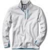 CQR Men’s Quarter Zip Utility Fleece Pullover, Outdoor Casual Thermal Sweater, Chest Zipper Pocket, Mock Neck Long Sleeve(Apex Light Grey)