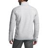 CQR Men’s Quarter Zip Utility Fleece Pullover, Outdoor Casual Thermal Sweater, Chest Zipper Pocket, Mock Neck Long Sleeve(Apex Light Grey)