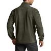 CQR Men’s Quarter Zip Utility Fleece Pullover, Outdoor Casual Thermal Sweater, Chest Zipper Pocket, Mock Neck Long Sleeve(Fortress Army Green)