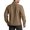 CQR Men’s Quarter Zip Utility Fleece Pullover, Outdoor Casual Thermal Sweater, Chest Zipper Pocket, Mock Neck Long Sleeve(Fortress Coyote)