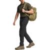 CQR Men’s Quick Dry Tactical Pants, Water Resistant Outdoor Pants, Lightweight Stretch Cargo Work Hiking Pants(Rocky Cargo W/Belt Black)
