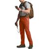 CQR Men’s Quick Dry Tactical Pants, Water Resistant Outdoor Pants, Lightweight Stretch Cargo Work Hiking Pants(Rocky Cargo W/Belt Burnt Orange)