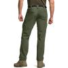 CQR Men’s Quick Dry Tactical Pants, Water Resistant Outdoor Pants, Lightweight Stretch Cargo Work Hiking Pants(Rocky Cargo W/Belt Fuscous Green)