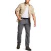 CQR Men’s Quick Dry Tactical Pants, Water Resistant Outdoor Pants, Lightweight Stretch Cargo Work Hiking Pants(Rocky Cargo W/Belt Jet Grey)
