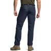 CQR Men’s Quick Dry Tactical Pants, Water Resistant Outdoor Pants, Lightweight Stretch Cargo Work Hiking Pants(Rocky Cargo W/Belt Police Navy)