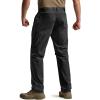 CQR Men’s Quick Dry Tactical Pants, Water Resistant Outdoor Pants, Lightweight Stretch Cargo Work Hiking Pants(Runyon Cargo Pants Black)