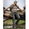 CQR Men’s Quick Dry Tactical Pants, Water Resistant Outdoor Pants, Lightweight Stretch Cargo Work Hiking Pants(Runyon Cargo Pants Charcoal)