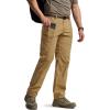 CQR Men’s Quick Dry Tactical Pants, Water Resistant Outdoor Pants, Lightweight Stretch Cargo Work Hiking Pants(Runyon Cargo Pants Cougar)