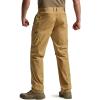 CQR Men’s Quick Dry Tactical Pants, Water Resistant Outdoor Pants, Lightweight Stretch Cargo Work Hiking Pants(Runyon Cargo Pants Cougar)