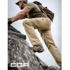 CQR Men’s Quick Dry Tactical Pants, Water Resistant Outdoor Pants, Lightweight Stretch Cargo Work Hiking Pants(Runyon Cargo Pants Dune Khaki)