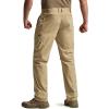CQR Men’s Quick Dry Tactical Pants, Water Resistant Outdoor Pants, Lightweight Stretch Cargo Work Hiking Pants(Runyon Cargo Pants Dune Khaki)