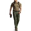 CQR Men’s Quick Dry Tactical Pants, Water Resistant Outdoor Pants, Lightweight Stretch Cargo Work Hiking Pants(Runyon Cargo Pants Green Kelp)
