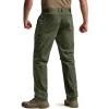 CQR Men’s Quick Dry Tactical Pants, Water Resistant Outdoor Pants, Lightweight Stretch Cargo Work Hiking Pants(Runyon Cargo Pants Green Kelp)