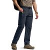CQR Men’s Quick Dry Tactical Pants, Water Resistant Outdoor Pants, Lightweight Stretch Cargo Work Hiking Pants(Runyon Cargo Pants Navy)