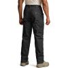 CQR Men’s Quick Dry Work Pants, Water Resistant Outdoor Tactical Pants, Lightweight Stretch Cargo Hiking Pants(Dura Flex Pants Black)
