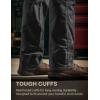 CQR Men’s Quick Dry Work Pants, Water Resistant Outdoor Tactical Pants, Lightweight Stretch Cargo Hiking Pants(Dura Flex Pants Black)