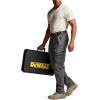 CQR Men’s Quick Dry Work Pants, Water Resistant Outdoor Tactical Pants, Lightweight Stretch Cargo Hiking Pants(Dura Flex Pants Charcoal)
