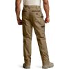 CQR Men’s Quick Dry Work Pants, Water Resistant Outdoor Tactical Pants, Lightweight Stretch Cargo Hiking Pants(Dura Flex Pants Cougar)