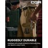 CQR Men’s Quick Dry Work Pants, Water Resistant Outdoor Tactical Pants, Lightweight Stretch Cargo Hiking Pants(Dura Flex Pants Cougar)