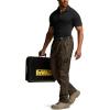 CQR Men’s Quick Dry Work Pants, Water Resistant Outdoor Tactical Pants, Lightweight Stretch Cargo Hiking Pants(Dura Flex Pants Dark Brown)