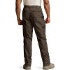 CQR Men’s Quick Dry Work Pants, Water Resistant Outdoor Tactical Pants, Lightweight Stretch Cargo Hiking Pants(Dura Flex Pants Dark Brown)