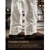 CQR Men’s Quick Dry Work Pants, Water Resistant Outdoor Tactical Pants, Lightweight Stretch Cargo Hiking Pants(Dura Flex Pants Frosted White)