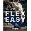CQR Men’s Quick Dry Work Pants, Water Resistant Outdoor Tactical Pants, Lightweight Stretch Cargo Hiking Pants(Dura Flex Pants Midnight Blue)