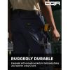CQR Men’s Quick Dry Work Pants, Water Resistant Outdoor Tactical Pants, Lightweight Stretch Cargo Hiking Pants(Dura Flex Pants Operator Navy)