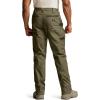 CQR Men’s Quick Dry Work Pants, Water Resistant Outdoor Tactical Pants, Lightweight Stretch Cargo Hiking Pants(Dura Flex Pants Soil Green)