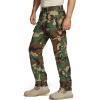 CQR Men’s Quick Dry Work Pants, Water Resistant Outdoor Tactical Pants, Lightweight Stretch Cargo Hiking Pants(Dura Flex Print Woodland Olive)