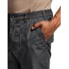 CQR Men’s Quick Dry Work Pants, Water Resistant Outdoor Tactical Pants, Lightweight Stretch Cargo Hiking Pants(Duratex Pants Charcoal)