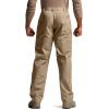CQR Men’s Quick Dry Work Pants, Water Resistant Outdoor Tactical Pants, Lightweight Stretch Cargo Hiking Pants(Duratex Pants Khaki)