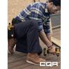 CQR Men’s Quick Dry Work Pants, Water Resistant Outdoor Tactical Pants, Lightweight Stretch Cargo Hiking Pants(Duratex Pants Police Navy)