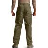 CQR Men’s Quick Dry Work Pants, Water Resistant Outdoor Tactical Pants, Lightweight Stretch Cargo Hiking Pants(Duratex Pants Soil Green)
