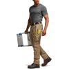 CQR Men’s Quick Dry Work Pants, Water Resistant Outdoor Tactical Pants, Lightweight Stretch Cargo Hiking Pants(Frontline Cougar)