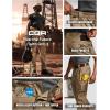 CQR Men’s Quick Dry Work Pants, Water Resistant Outdoor Tactical Pants, Lightweight Stretch Cargo Hiking Pants(Frontline Cougar)