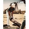 CQR Men’s Quick Dry Work Pants, Water Resistant Outdoor Tactical Pants, Lightweight Stretch Cargo Hiking Pants(Frontline Frosted White)
